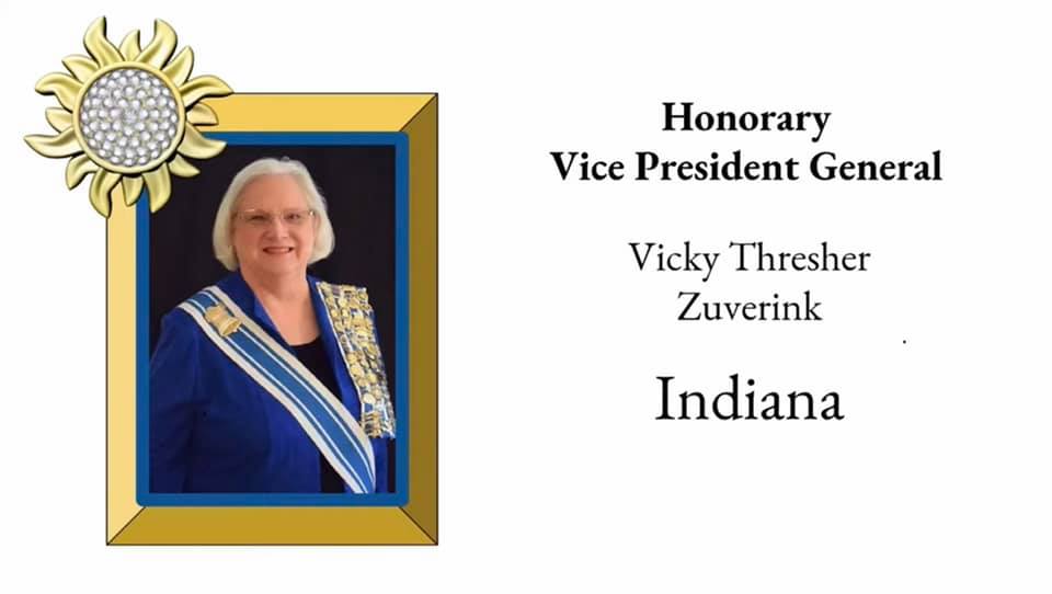 Honorary Vice President General Vicky Zuverink 